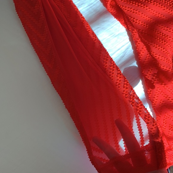 Red maxi dress with long sleeves like new no tags - Picture 6 of 6